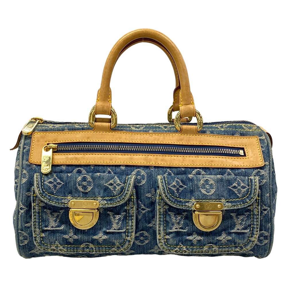 Louis Vuitton Neo Speedy Monogram Denim Handbag M95019